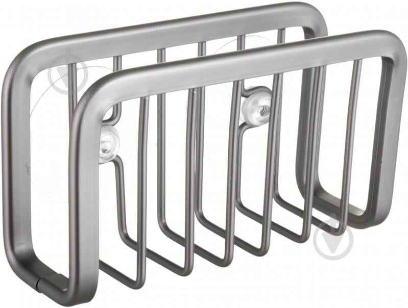 Органайзер для губки Flamberg Premium Sinky 15x5,2x8,4 см серый S-E804278P - фото 1 Органайзер для губки Flamberg Premium Sinky 15x5,2x8,4 см серый S-E804278P - фото 1