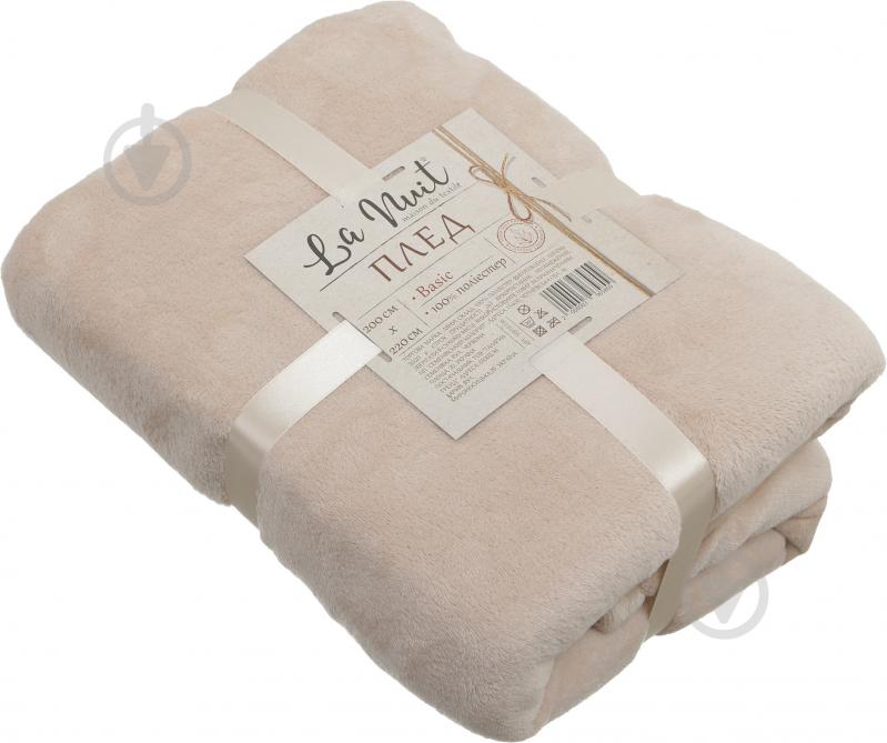 Плед Basic 200x220 см абрикос La Nuit - фото 3