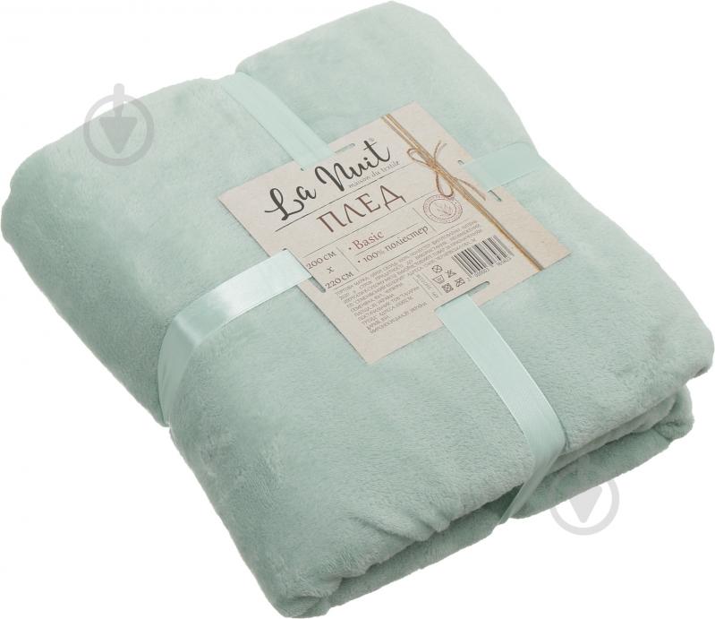 Плед Basic 200x220 см салатовий La Nuit - фото 3 Плед Basic 200x220 см салатовий La Nuit - фото 3