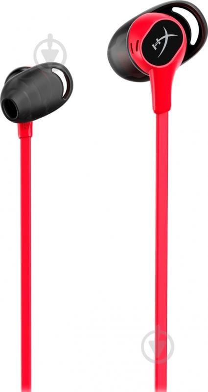 Гарнитура игровая HyperX Cloud Buds red/black (HEBBXX-MC-RD/G) - фото 2