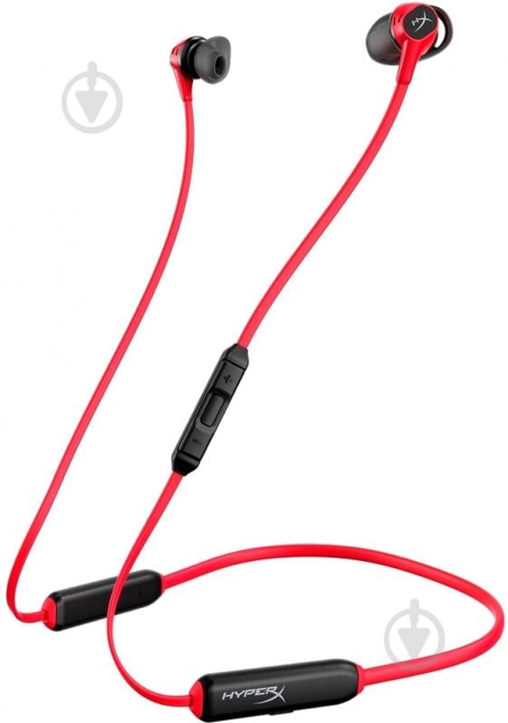 Гарнитура игровая HyperX Cloud Buds red/black (HEBBXX-MC-RD/G) - фото 1