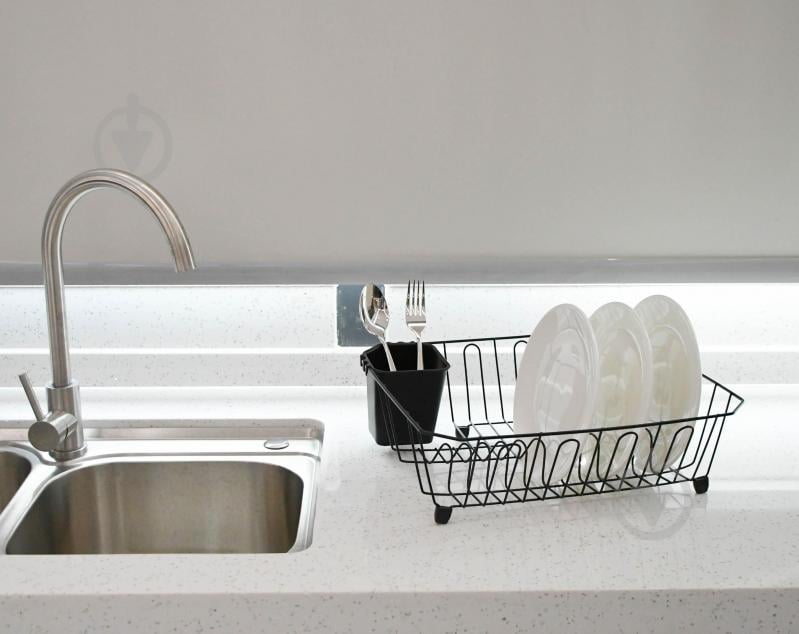 Сушилка для посуды Flamberg Premium Civico 36,5x32,5x11,5 см черный - фото 7 Сушилка для посуды Flamberg Premium Civico 36,5x32,5x11,5 см черный - фото 7
