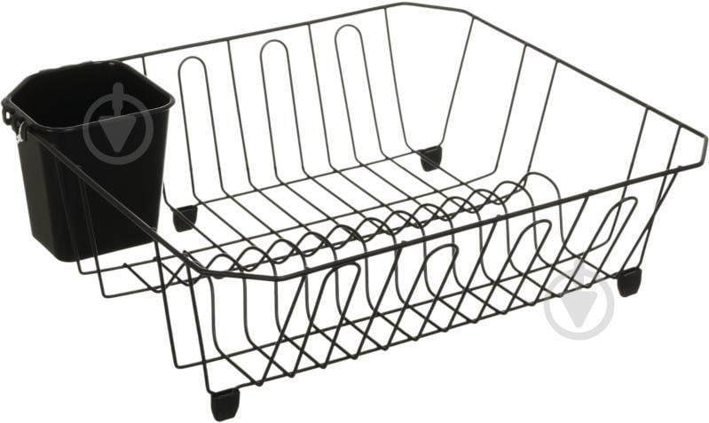 Сушилка для посуды Flamberg Premium Civico 36,5x32,5x11,5 см черный - фото 1 Сушилка для посуды Flamberg Premium Civico 36,5x32,5x11,5 см черный - фото 1
