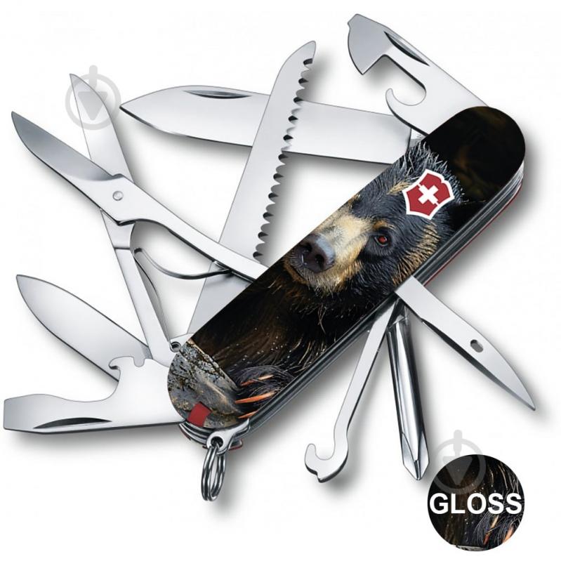 Ніж швейцарський Victorinox FIELDMASTER ANIMAL Чорний ведмідь 1.4713.3.F1100pw 102604 - фото 1