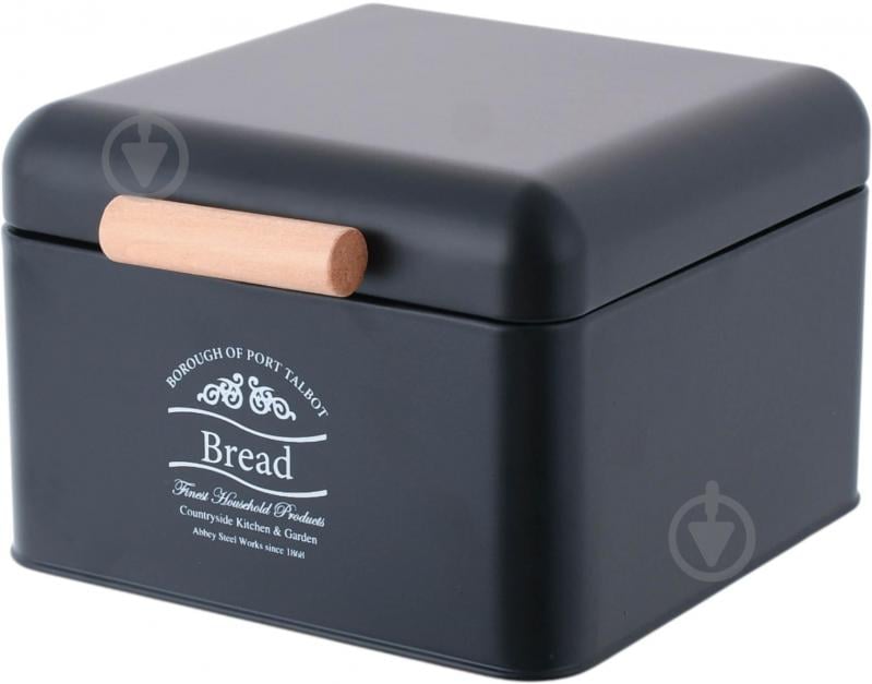 Хлебница Flamberg Premium Civico 20,1x20,1x14,2 см черный - фото 1