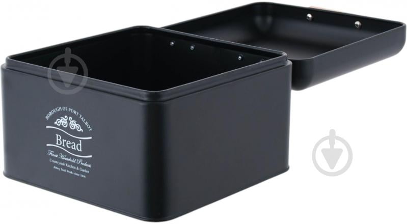 Хлебница Flamberg Premium Civico 20,1x20,1x14,2 см черный - фото 3