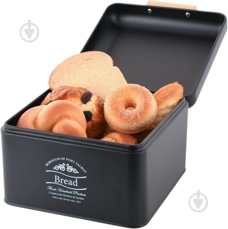 Хлебница Flamberg Premium Civico 20,1x20,1x14,2 см черный - фото 5