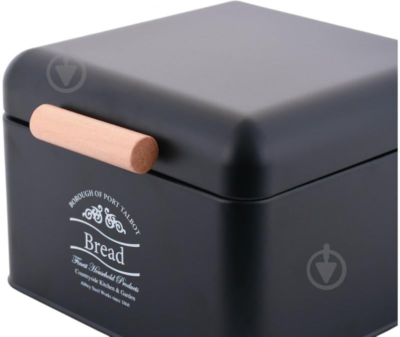 Хлебница Flamberg Premium Civico 20,1x20,1x14,2 см черный - фото 6