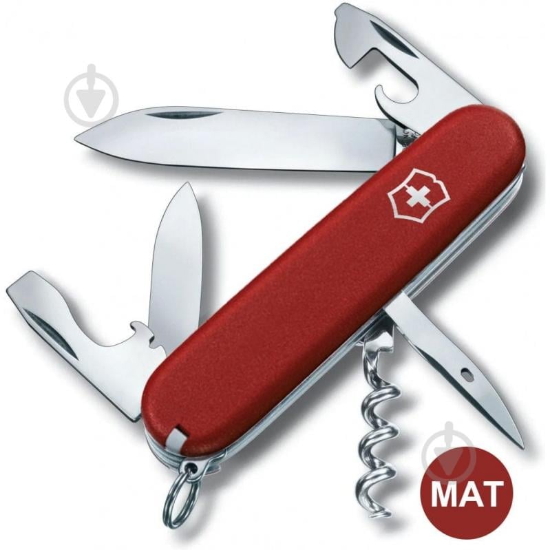 Нож швейцарский Victorinox SPARTAN MAT красный матовый лак 1.3603.M0007p 99980 - фото 1