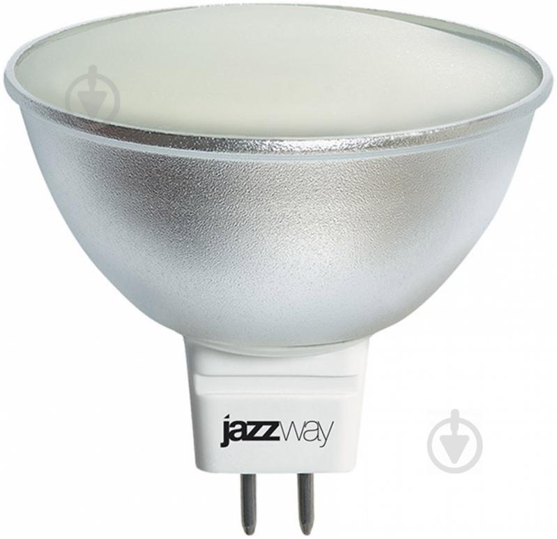 Лампа светодиодная Jazzway PLED-ECO-JCDR 6 Вт MR16 матовая GU5.3 220 В 5000 К 1013675 - фото 1