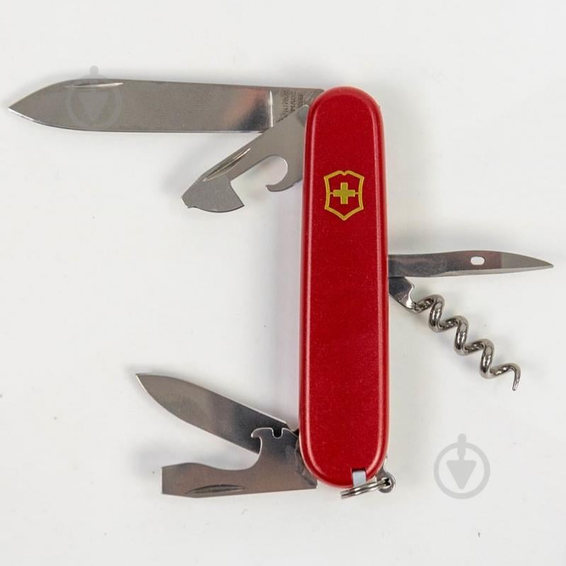 Ніж швейцарський Victorinox SPARTAN MAT червоний матовий лак з жовт.лого 1.3603.M0008p 99983 - фото 6