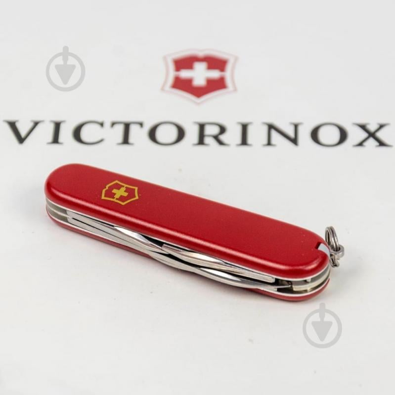 Ніж швейцарський Victorinox SPARTAN MAT червоний матовий лак з жовт.лого 1.3603.M0008p 99983 - фото 5