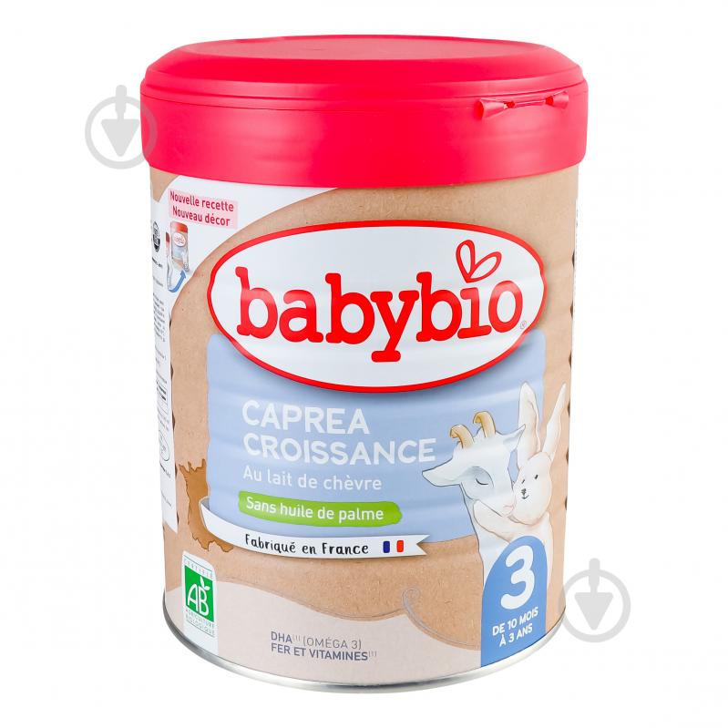 Суха молочна суміш Babybio Caprea3 органічна з козячого молока для дітей від 10 міс 800 г 3288131580531 - фото 2