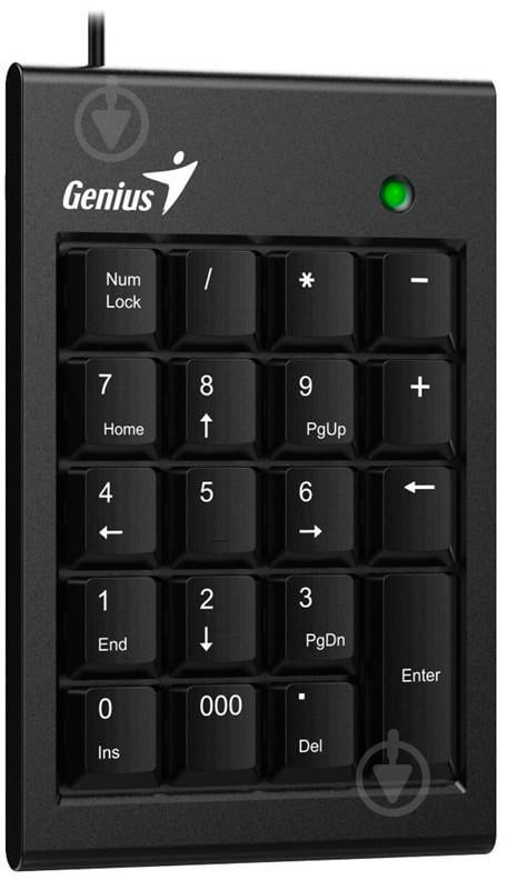 Клавіатура Genius 100 USB (31300015400) числова black - фото 1