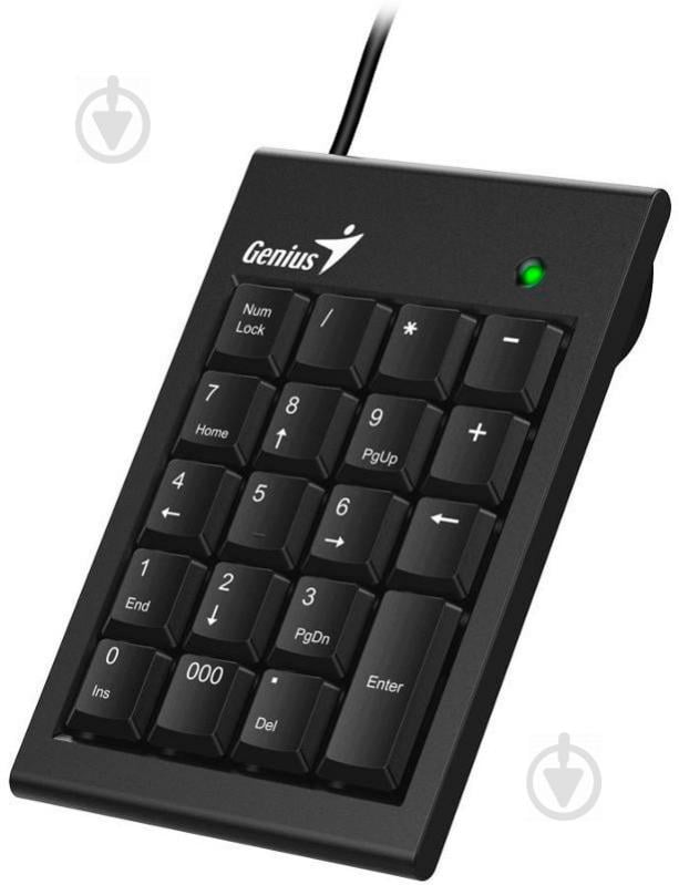 Клавіатура Genius 100 USB (31300015400) числова black - фото 3