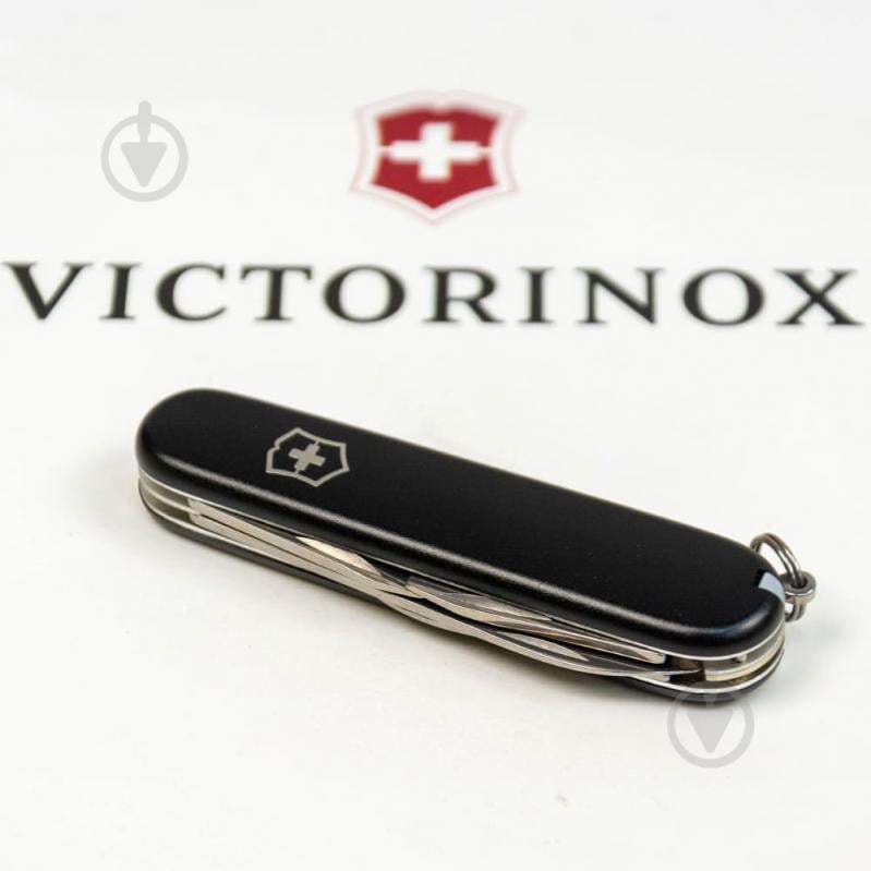 Нож швейцарский Victorinox SPARTAN MAT черный матовый лак 1.3603.3.M0007p 99981 - фото 5