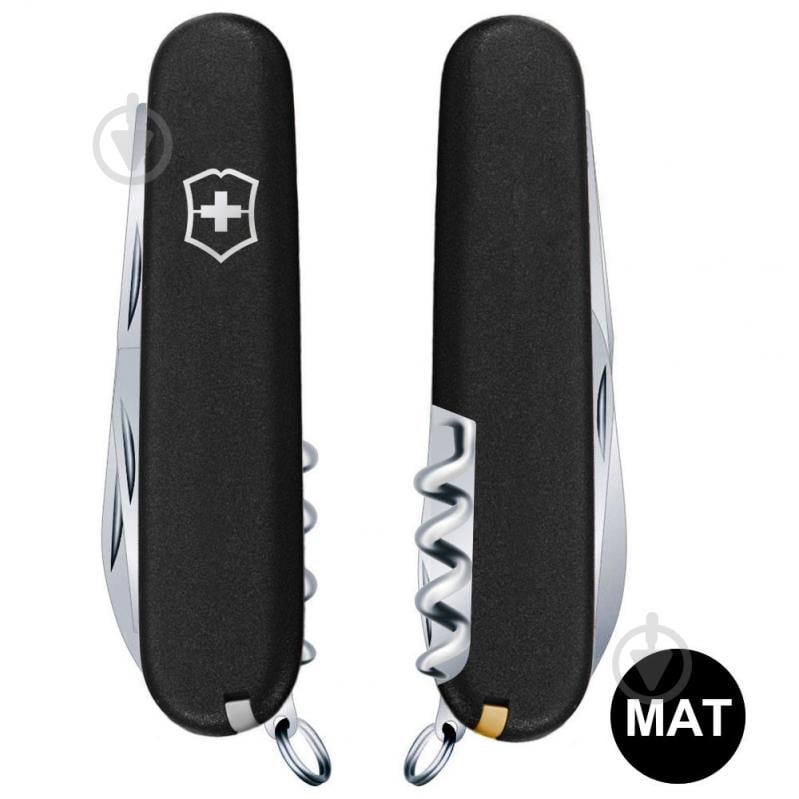 Нож швейцарский Victorinox SPARTAN MAT черный матовый лак 1.3603.3.M0007p 99981 - фото 2