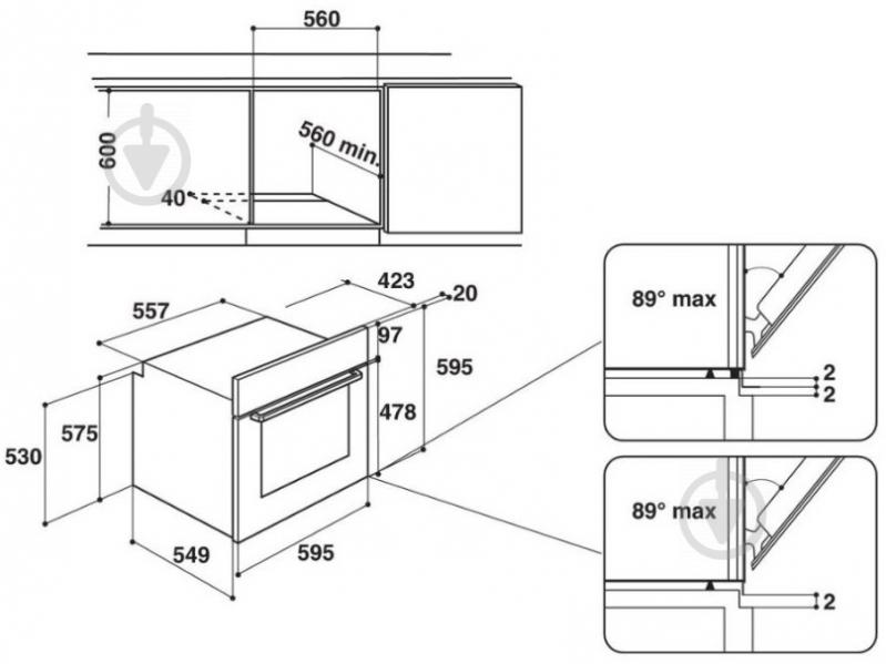 Духовой шкаф Hotpoint FA3 841 H WH HA - фото 2