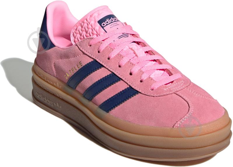 Кроссовки женские демисезонные Adidas GAZELLE BOLD W H06122 р.36 розовые - фото 3