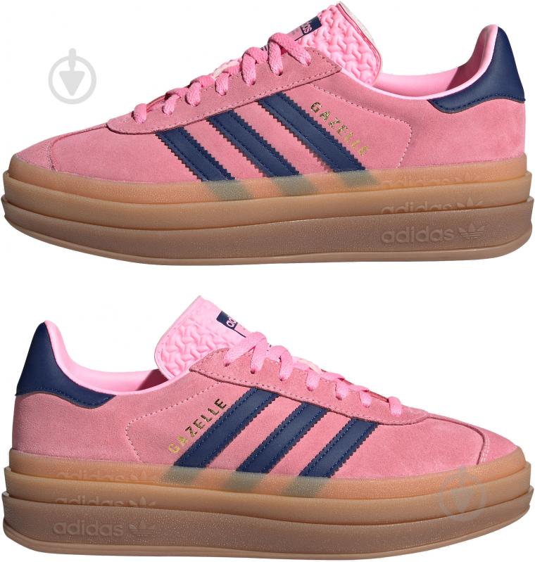 Кроссовки женские демисезонные Adidas GAZELLE BOLD W H06122 р.36 розовые - фото 5