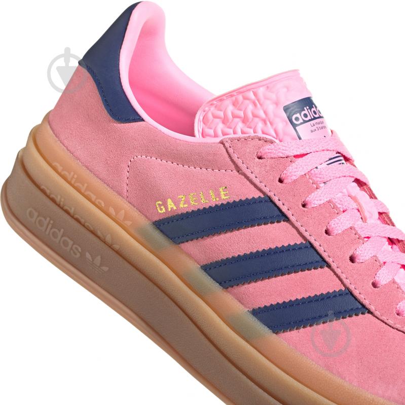 Кроссовки женские демисезонные Adidas GAZELLE BOLD W H06122 р.36 розовые - фото 7