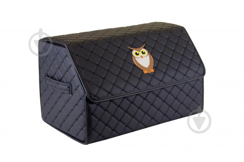 Сумка автомобільна ECO M 30x30x50 см Сова EVAtech чорний - фото 1