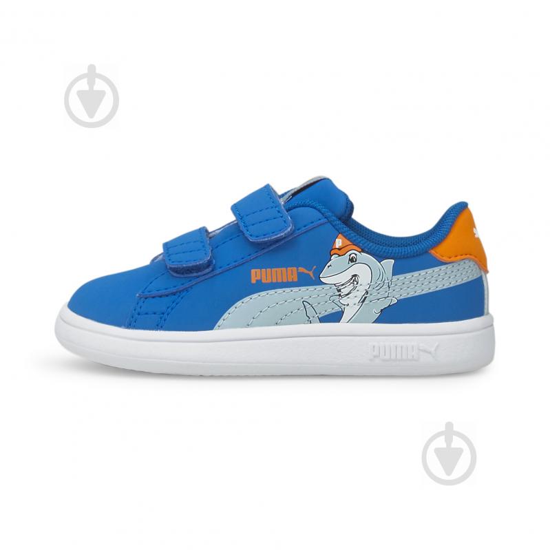 Кроссовки Puma Puma Smash v2 Lil Puma V Inf 38090501 р.22 синие - фото 1