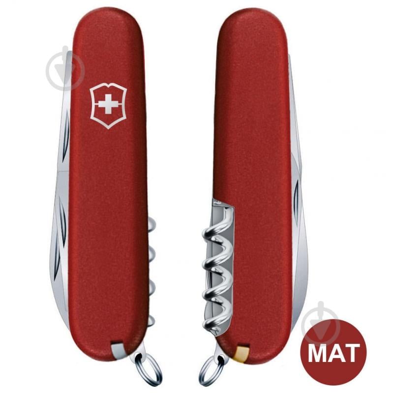 Нож швейцарский Victorinox CLIMBER MAT красный матовый лак 1.3703.M0007p 100006 - фото 3