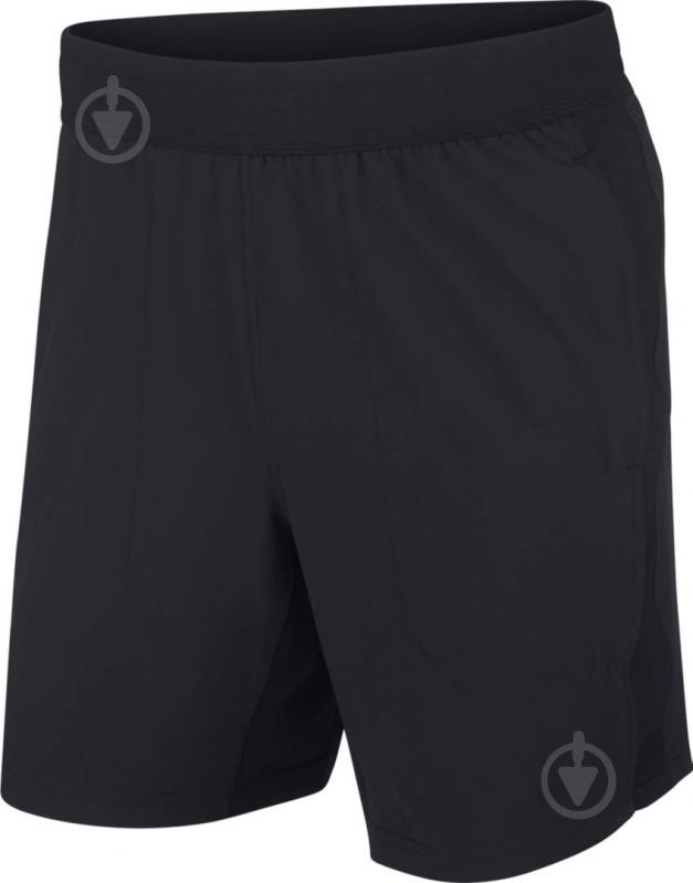 Шорты Nike M NK FLX SHORT YOGA BV2770-010 р. L черный - фото 1