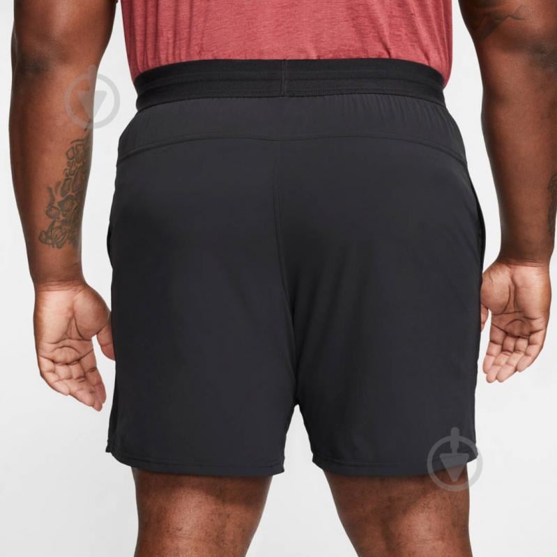 Шорты Nike M NK FLX SHORT YOGA BV2770-010 р. L черный - фото 5