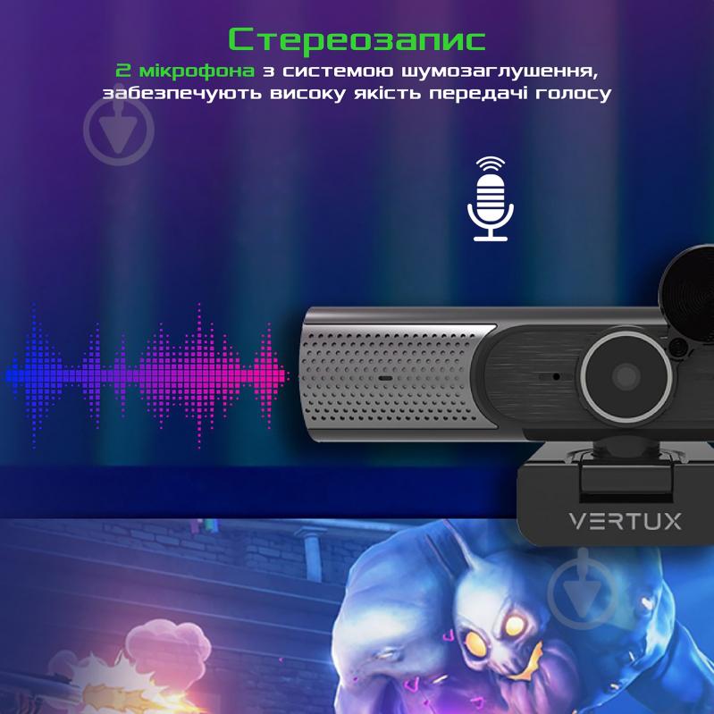 Веб-камера Vertux VertuCam-4K UHD USB (vertucam-4k.black) - фото 6 Веб-камера Vertux VertuCam-4K UHD USB (vertucam-4k.black) - фото 6