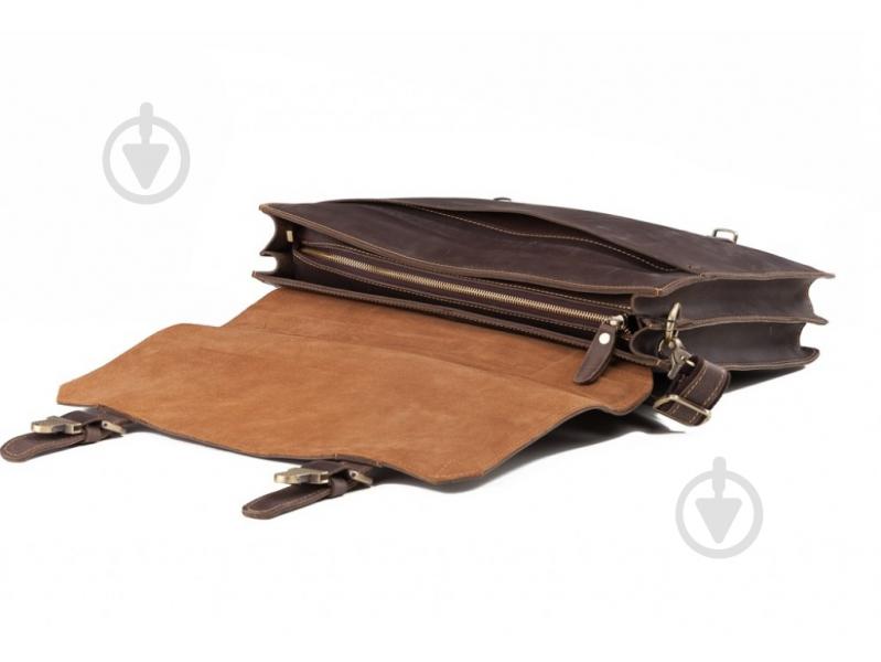 Портфель мужской Tiding Bag GA2095R коричневый - фото 3