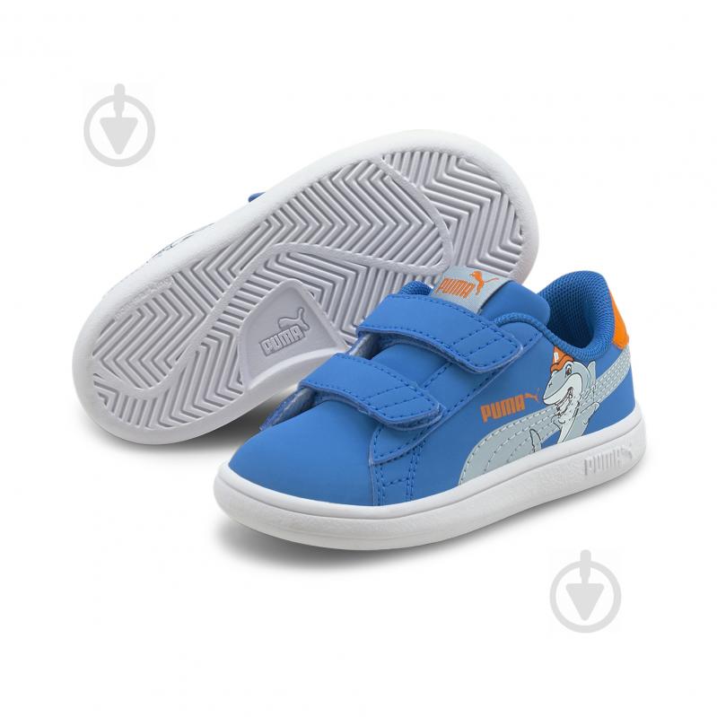 Кроссовки Puma Puma Smash v2 Lil Puma V Inf 38090501 р.24 синие - фото 2