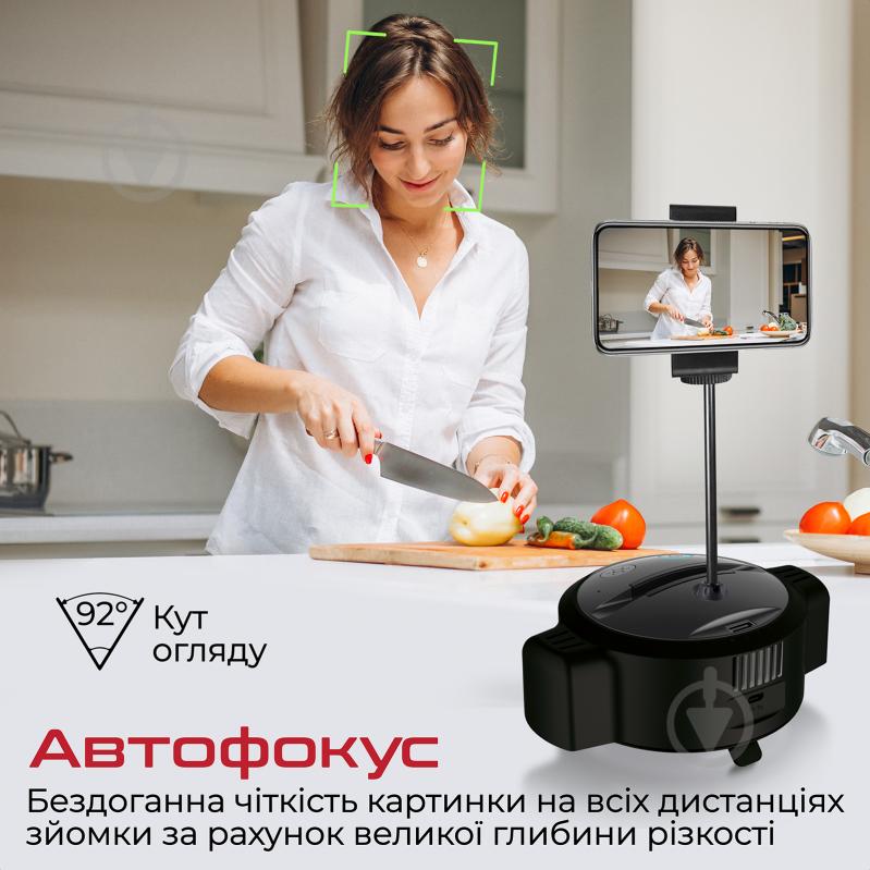 Веб-камера Promate Vision-HD з автоматичним відстеженням (vision-hd.black) - фото 4