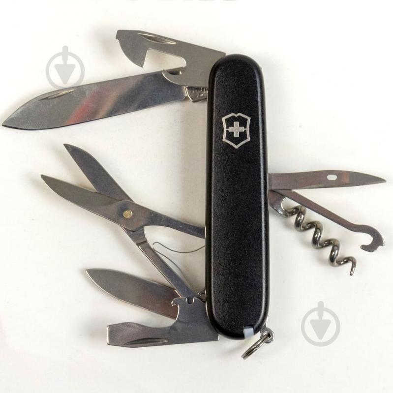 Нож швейцарский Victorinox CLIMBER MAT черный матовый лак 1.3703.3.M0007p 100007 - фото 4