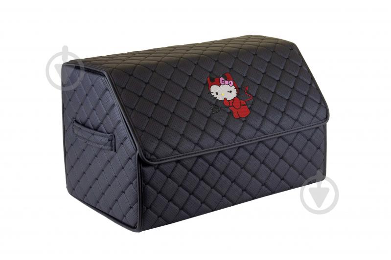 Сумка автомобільна ECO M 30x30x50 см Devil Hello Kitty EVAtech EHECEMBBBBV272 чорний - фото 1