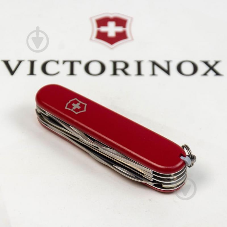 Ніж швейцарський Victorinox HUNTSMAN MAT червоний матовий лак 1.3713.M0007p 100026 - фото 5