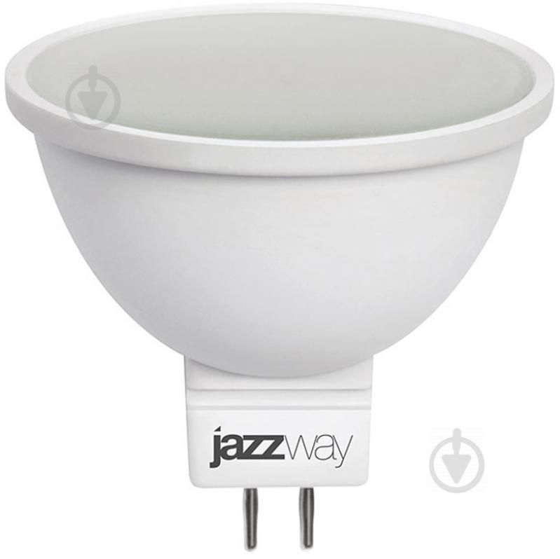 Лампа светодиодная Jazzway PLED-JCDR 7 Вт MR16 матовая GU5.3 220 В 4000 К 1011022 - фото 1