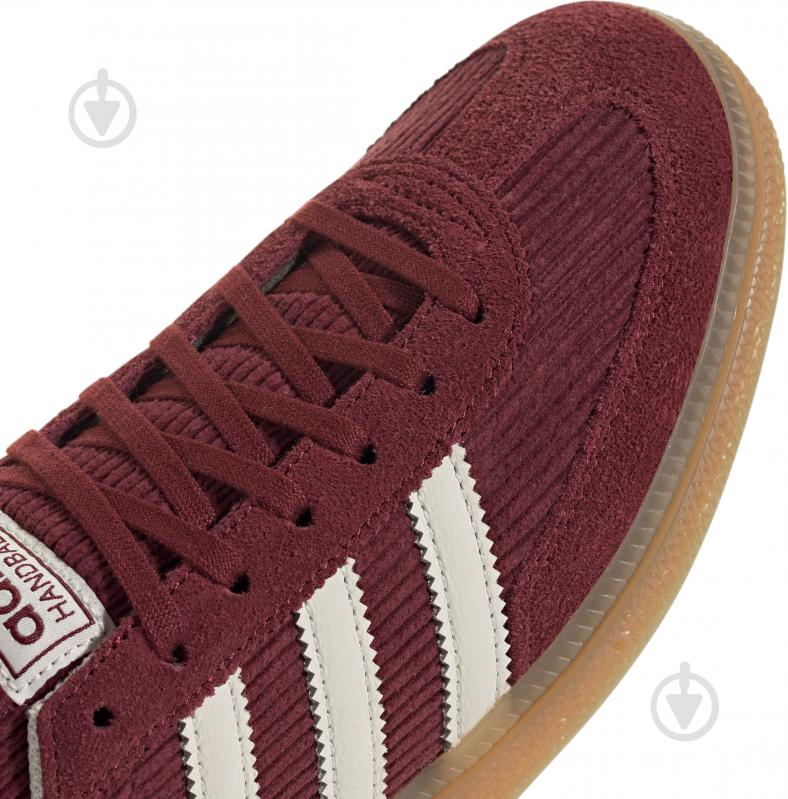 Кроссовки женские демисезонные Adidas HANDBALL SPEZIAL W IG1978 р.36 бордовые - фото 6