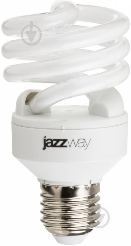 Лампа КЛЛ  JAZZway PES-SF2 T2 15 Вт E27 2700 К 220 В 1007230 - фото 1