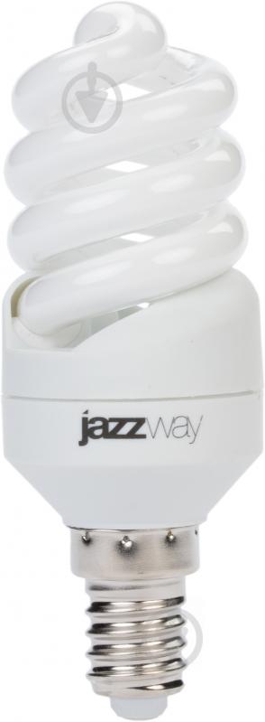 Лампа КЛЛ  JAZZway PES-SF2s T2 9 Вт E14 4000 К 220 В 1007391 - фото 1