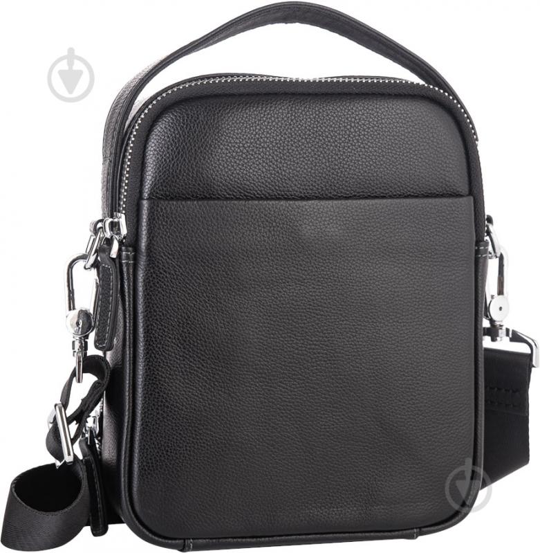Сумка-мессенджер мужская Tiding Bag M711-2A черный - фото 1 Сумка-мессенджер мужская Tiding Bag M711-2A черный - фото 1