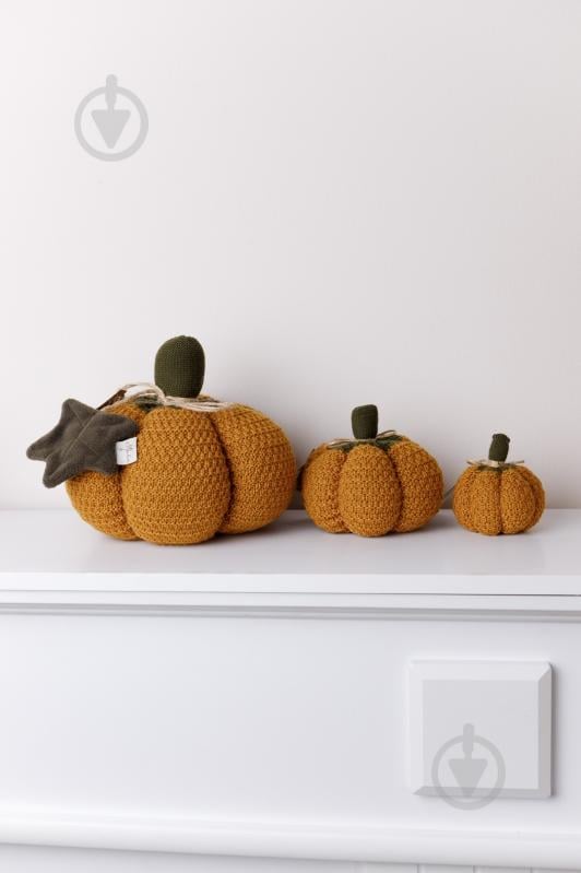 Декоративний виріб "Pumpkin" Охра Dх9 см Прованс - фото 2 Декоративний виріб "Pumpkin" Охра Dх9 см Прованс - фото 2