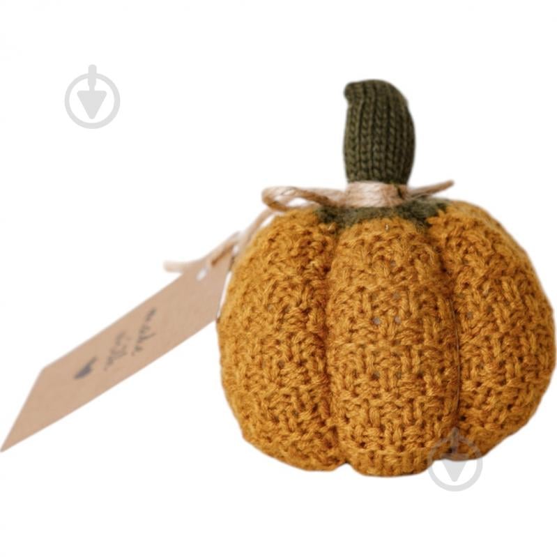 Декоративний виріб "Pumpkin" Охра Dх9 см Прованс - фото 1 Декоративний виріб "Pumpkin" Охра Dх9 см Прованс - фото 1