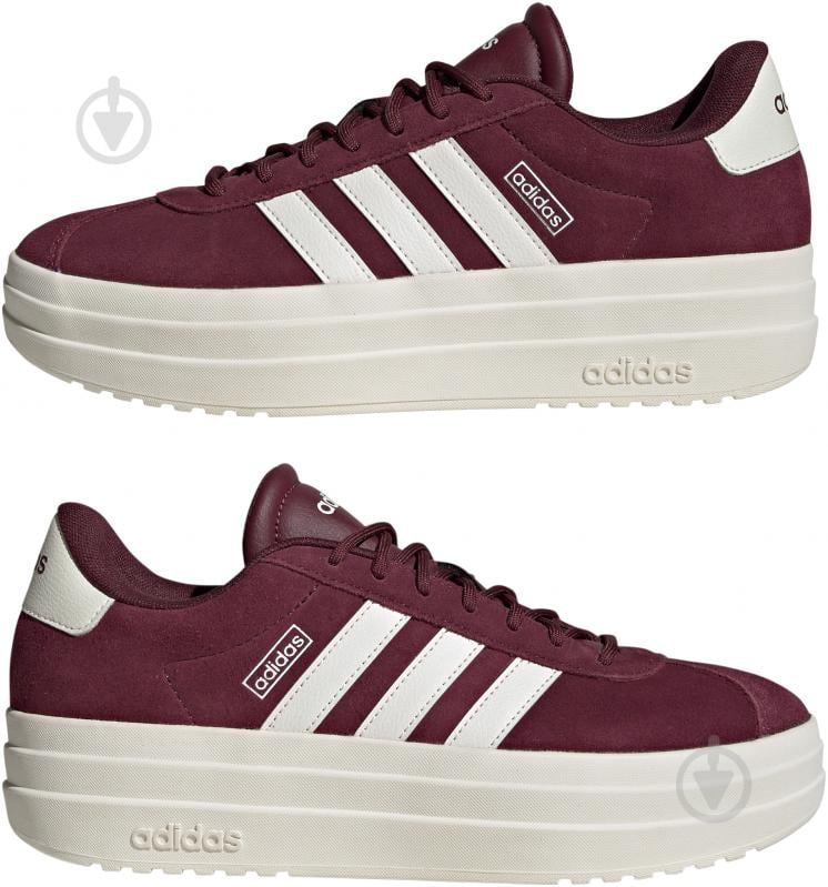 Кросівки жіночі демісезонні Adidas VL COURT BOLD IH0366 р.36 бордові - фото 5