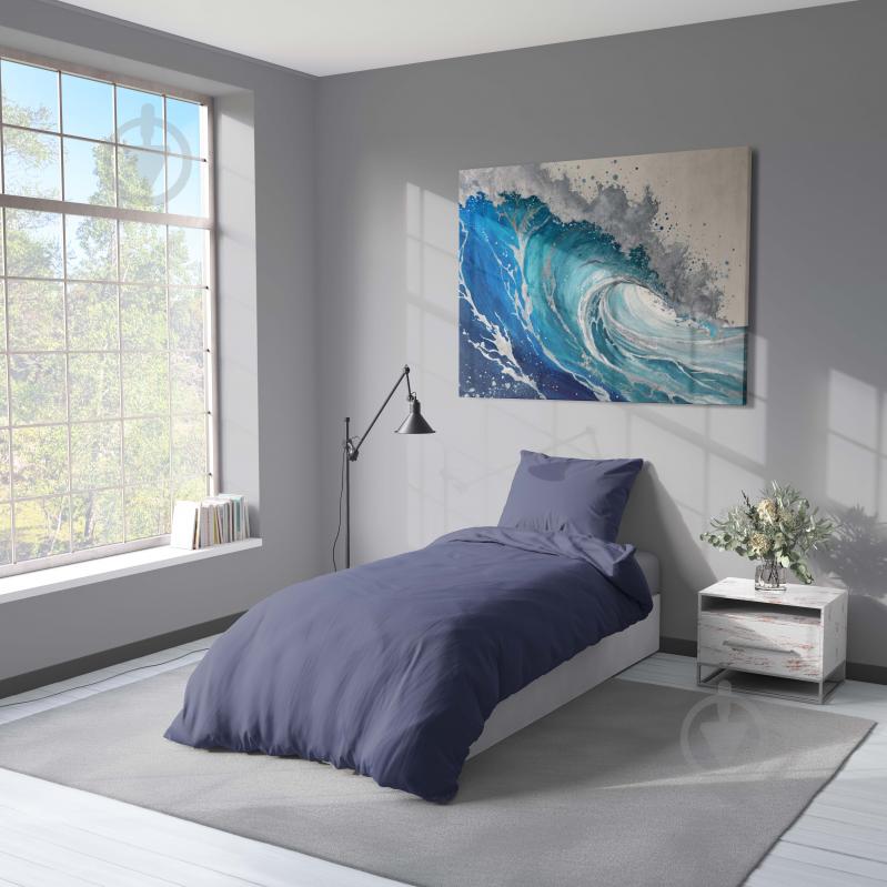 Комплект постільної білизни DEEP COBALT 1,5 синій UP! (Underprice) - фото 2 Комплект постільної білизни DEEP COBALT 1,5 синій UP! (Underprice) - фото 2