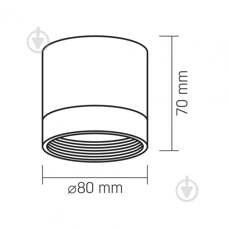 Світильник точковий Videx VL-SPF25A-B GX53 чорний 28000 - фото 3