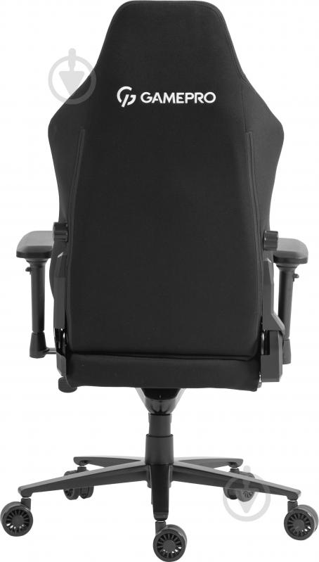 Крісло ігрове GamePro GC775B Black fabric чорний - фото 5