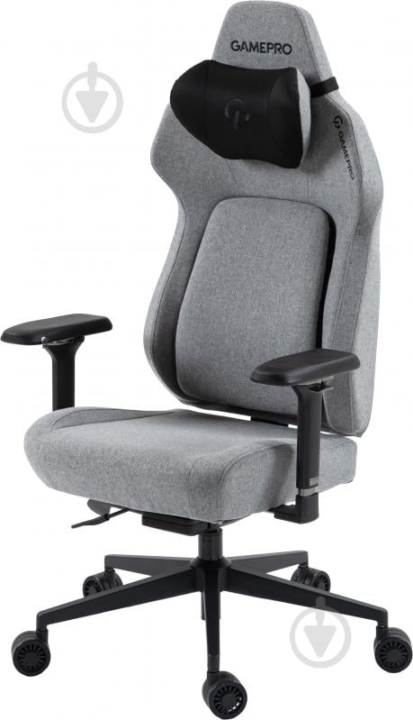 Крісло ігрове GamePro GC925G Grey fabric сірий - фото 8