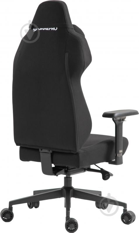 Крісло ігрове GamePro GC925B Black fabric чорний - фото 3